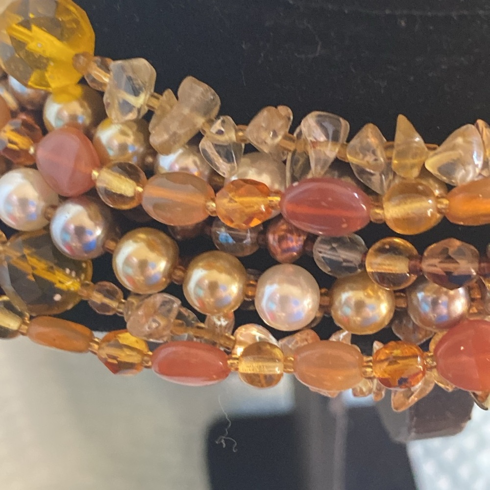 Joan Rivers Czech Glass Faux Pearls Multi Stand Necklace - Picture 13 of 17